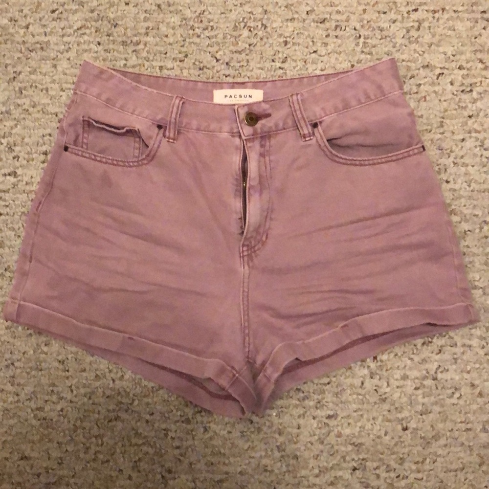 Mauve/pink highwaisted mom shorts, Size 29